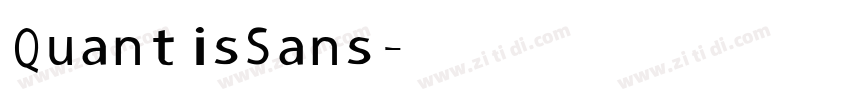 Quantis Sans字体转换